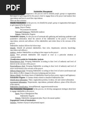 Stakeholder Management