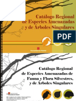 Catalogo Regional Especies Amenazadas de Madrid