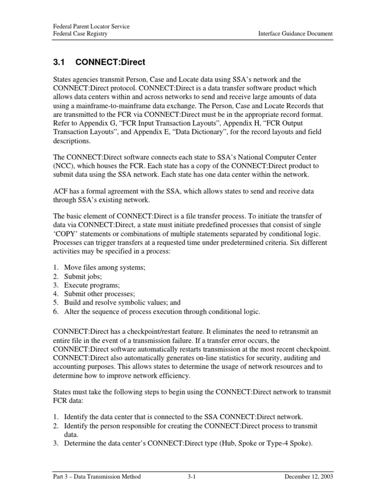 Connect Direct | PDF