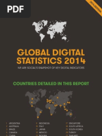 Global Social, Digital & Mobile Statistics, Jan 2014