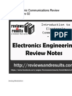 ECE Electronic Communications Review Notes - WAVE 2