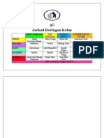 Jadual Bertugas Kelas