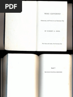 Dahl - Who Governs