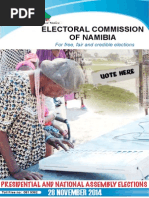 Namibia Polling Stations - Presidential & National Assembly Elections