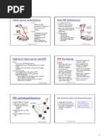 Client-Server Architecture Pure P2P