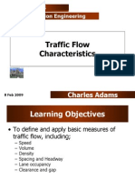 Traffic Flow Characteristics I