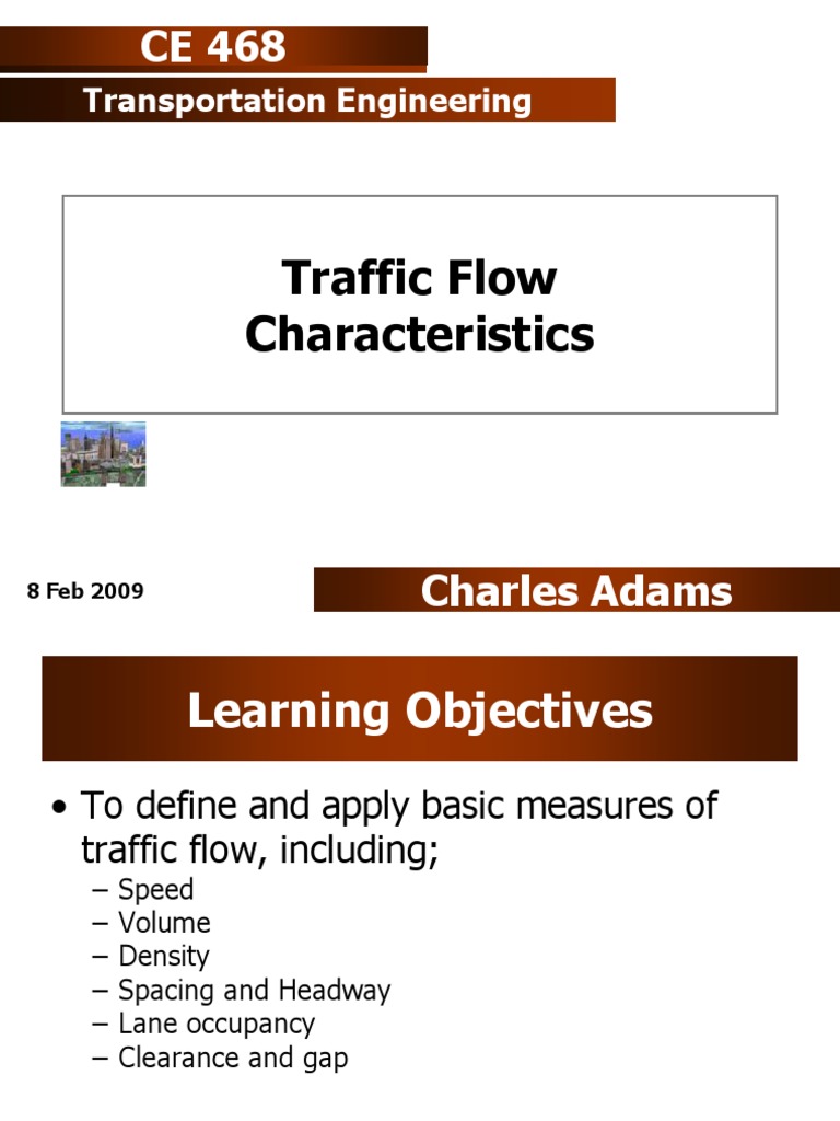 Traffic Flow and Headway Analysis | PDF