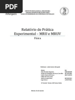 Relatório Experimental - 3 e 4