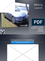 BMW Z3 Roadster Product Launch Case Analysis