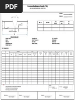 Welding Run Sheet