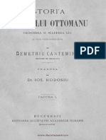 Dimitrie Cantemir-Istoria Imperiului Otoman (Partea I)