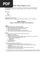 Homeworksimchi Levidesigningandmanagingsupplychain 140401173556 Phpapp01