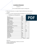 Accounting For Management