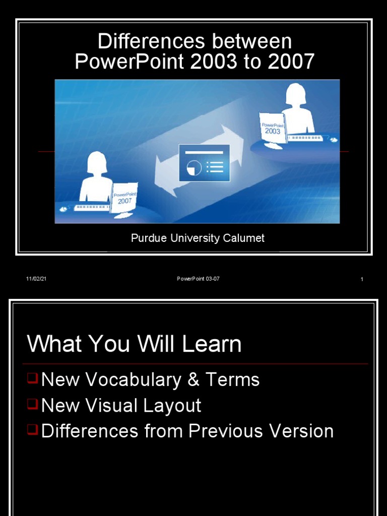 Power Point 2003 To 2007 Final | PDF | Software | Microsoft Power Point