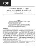 Download InformasiTanamanObatUntukKontrasepsiTradisionalbyfebraSN24845801 doc pdf