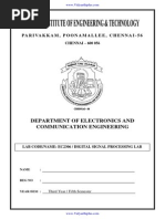 EC2306 DSP LAB RECORD - Final PDF