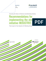 Industrie 4.0 Final Report Industrie 4.0 Accessible