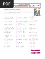 Ficha Operacoes Com Potencias