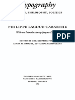 Philippe Lacoue-Labarthe, Jacques Derrida, Christopher Fynsk-Typography_ Mimesis, Philosophy, Politics (Meridian_ Crossing Aesthetics) (1998)