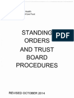 Northern Health and Social Care Trust Board Standing Orders October 2014