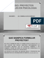 Curso Proyectos Uap