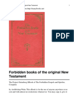 Forbidden Books of the Original New Testament