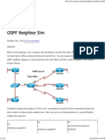 CCNA Training OSPF Neighbor Sim