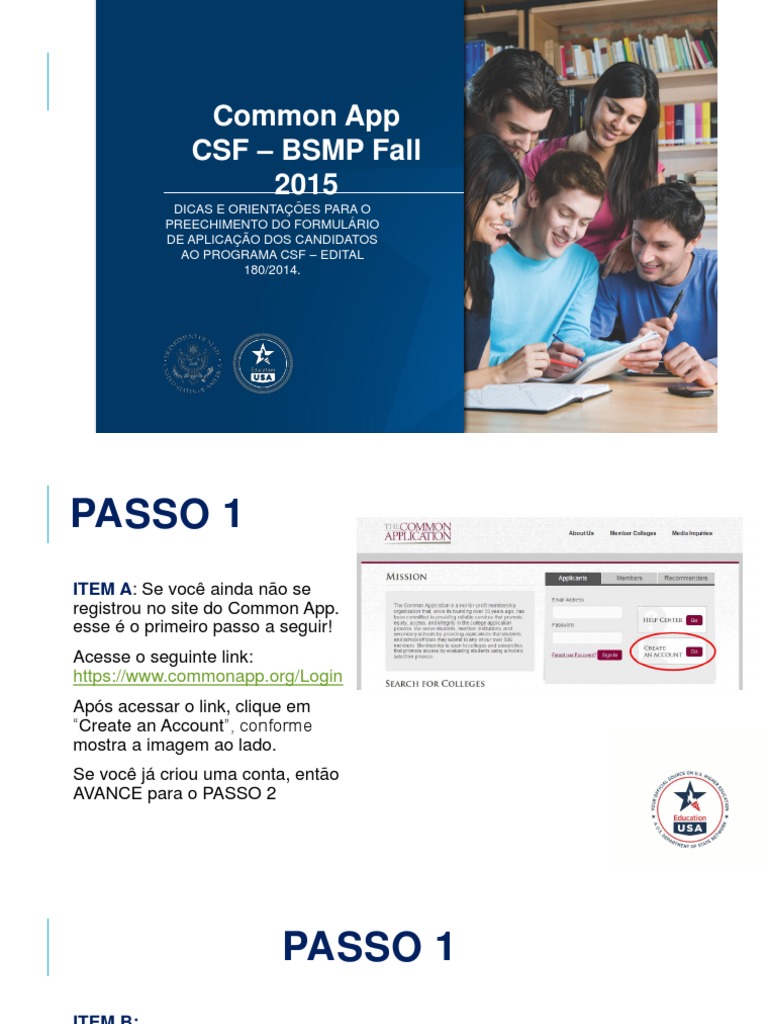 Tutorial Common Application | PDF | E-mail | Traduções