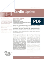 Cardio Update: Functional Murmurs