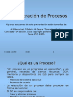 Sistemas Operativos Tema 2 Administración de Procesos