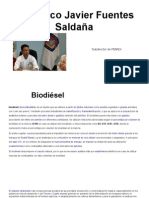 Francisco Javier Fuentes Saldaña, Biotecnologías Sustentables