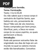Fornicação estudo