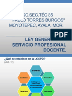 Ley General Del Servicio Profesional Docente