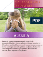 Alergia y Anafilaxia en Pediatría