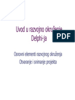 Uvod U Razvojno Okruzenje Delphi Ja PDF