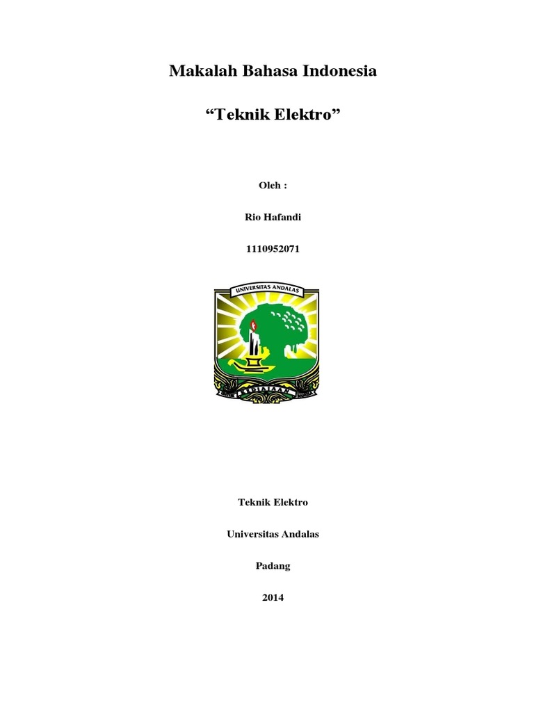 Makalah Tentang Elektro