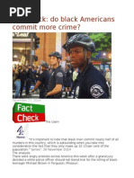 FactCheck Do Black Americans Commit More Crime