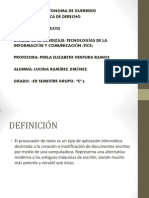 PROCESO DE TEXTO DIAPOSITIVAS - PPSX