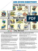 Asking For and Giving Directions Telling The Way Worksheet