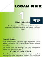 Minggu 1 - Cacat Kristal