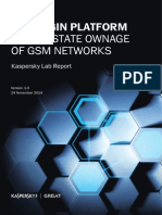 The Regin Platform: Nation-State Ownage of GSM Networks - Kaspersky Report