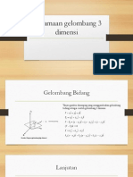 Persamaan Gelombang 3 Dimensi