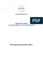 Pengaruh Research World Bank 2012