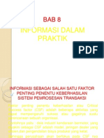 8 Informasi Dalam Praktik