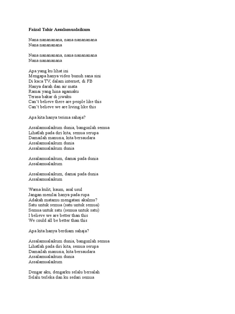 Salam Faizal Tahir Pdf