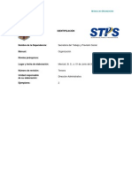 Manual de Organizacion de STPS