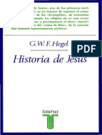 Hegel, G W F - Historia de Jesus (Taurus)