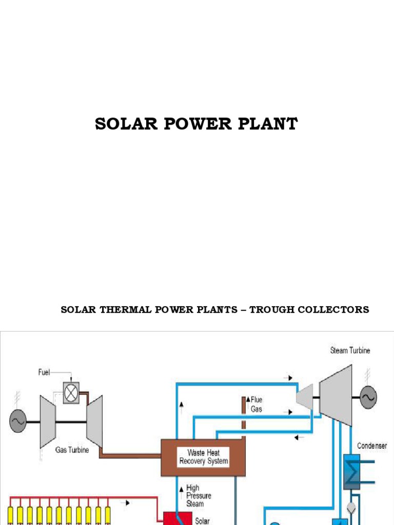 Solar Thermal Power Plant Overview | PDF | Solar Energy | Power Station