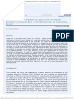 Riera (2001) Transformaciones en Mi Práctica Psicoanalítica