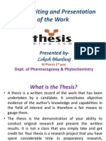 Thesis Writing by LOKESH